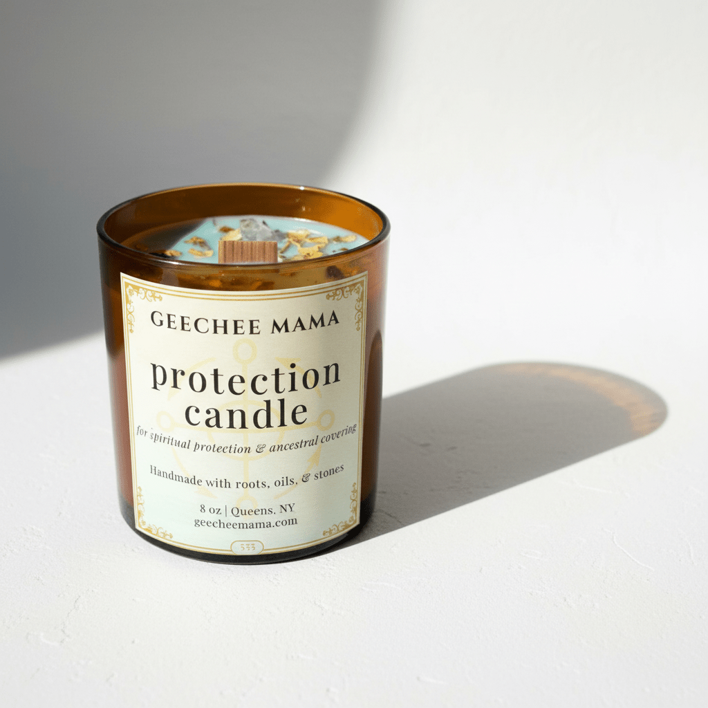 Ancestral Protection Candle - Geechee Mama Candles