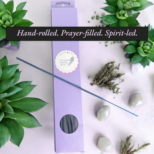 Cleansing Incense – Spiritual Protection, Energy Clearing & Ancestor - Aligned Smoke Ritual Sticks - Geechee Mama Candles authentic hoodoo incense for cleansing