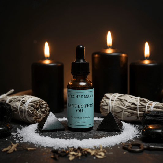 Divine Protection Oil - Hoodoo Protection Altar