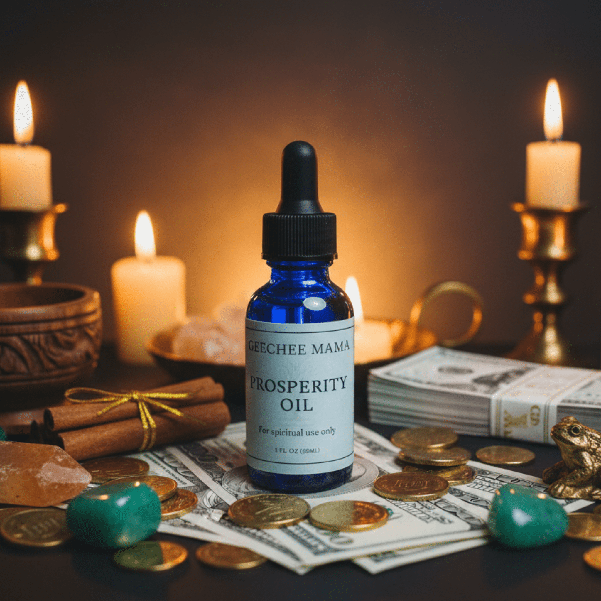 Fast Money Flow Oil - Geechee Mama Candles