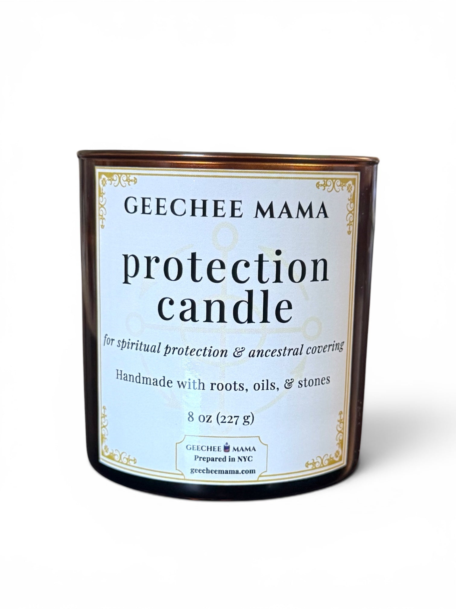 My Grandmama Prayed For Me — Ancestral Protection Hoodoo Ritual Candle - Geechee Mama Candles