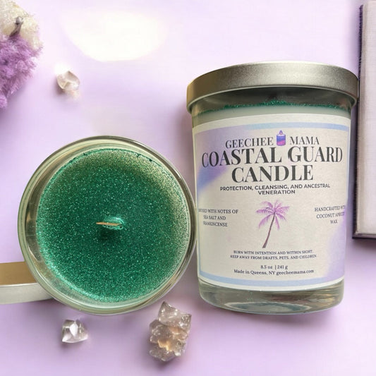 Protection Candle - Geechee Mama Candles authentic hoodoo candle for protection