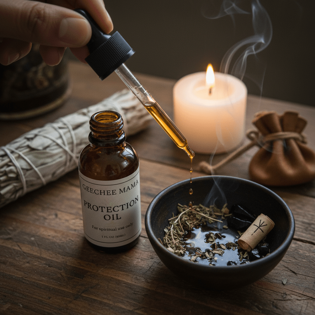 Protection Oil - Geechee Mama Candles