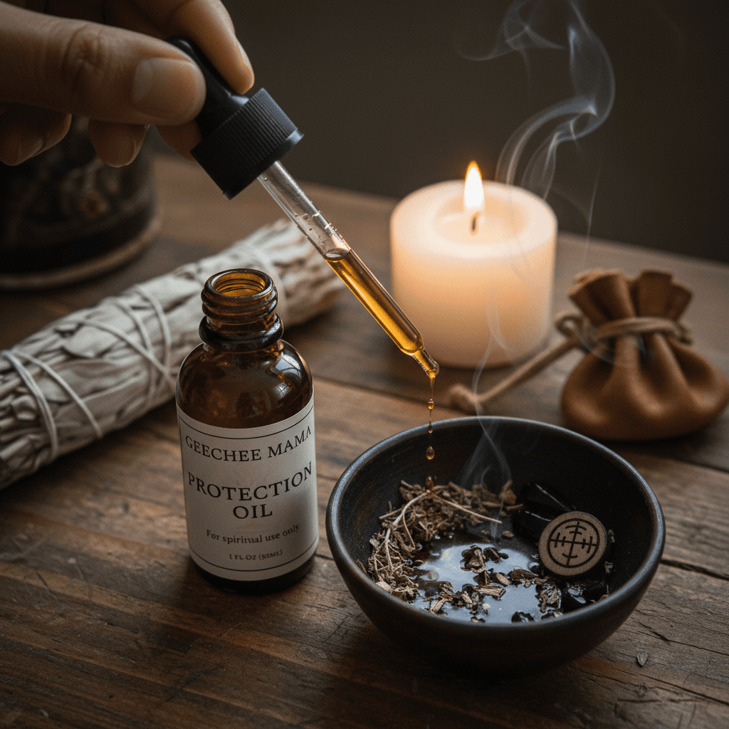 Protection Oil - Geechee Mama Candles