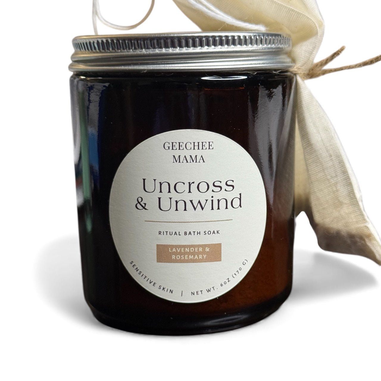 Uncross & Unwind Ritual Bath Soak - Geechee Mama Candles
